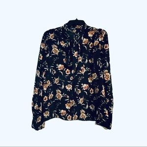 Long Sleeve floral printed Blouse | Size: XL